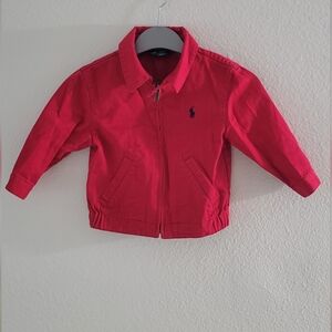 Polo red jacket